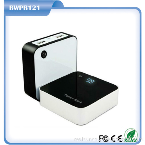 USB External Rechargeable Mobile Power Bank with Digital Display